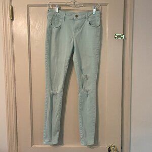 Old Navy: Seafoam Green Ripped Pants